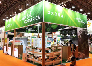 創(chuàng)意展臺搭建-約盾展覽助力哥斯達(dá)黎加農(nóng)業(yè)部亮相FOODEX JAPAN